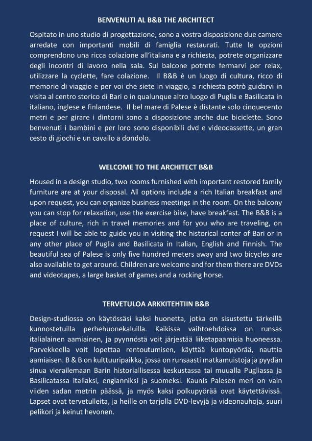 مبيت وإفطار باري The Architect المظهر الخارجي الصورة
